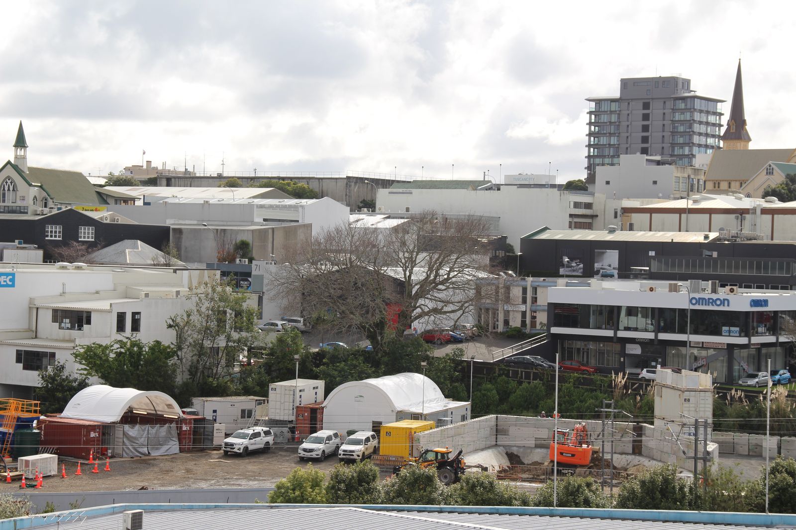 Containerised facility plays key role in Mount Eden Train Station construction